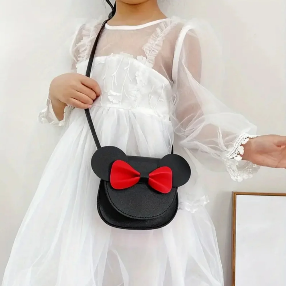 Black Minny Mouse Inspired Hand Bag: